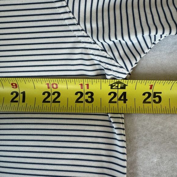 Onward Reserve UNC Tarheels Performance Golf Polo Men's XL White Blue Stripes - Picture 5 of 6